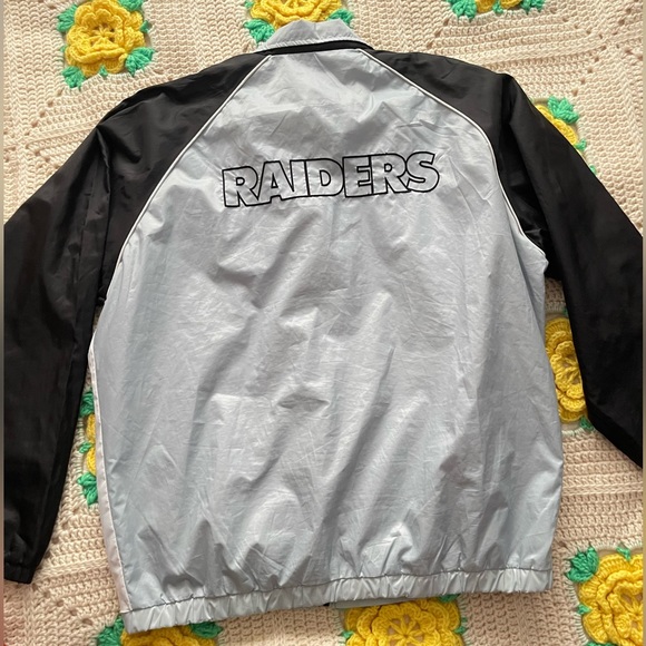 NFL Raiders Windbreaker Jacket. - Picture 3 of 11